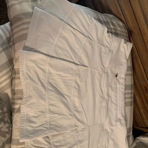 White pleated Lulu Sz 8 skirt